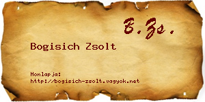 Bogisich Zsolt névjegykártya
